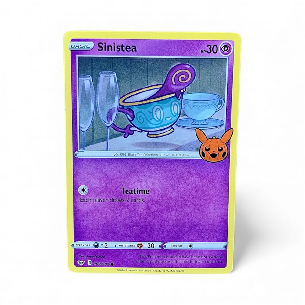 Sinistea 089/202 Halloween 2023 Trick or Trade Regular Common Pokemon Card